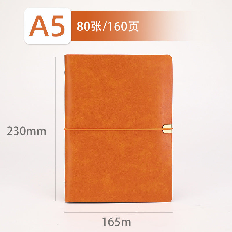 Wholesale Office Culture Lined Pages Ribbon Marker Elastic Closure 160 Pages Notebook